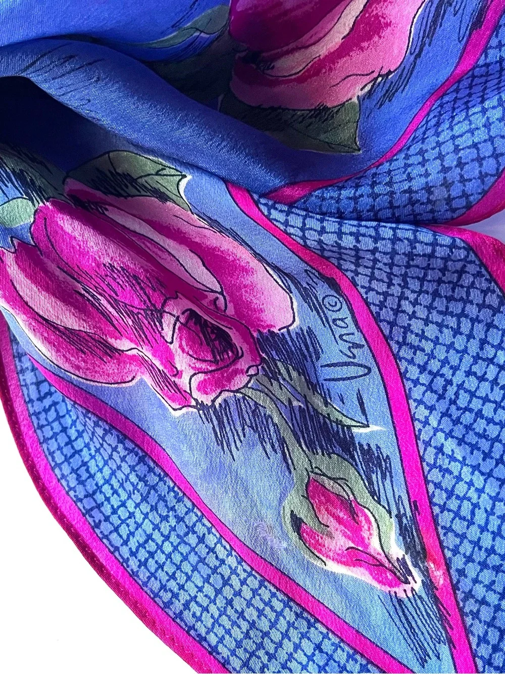 Vera Vintage Floral Scarf